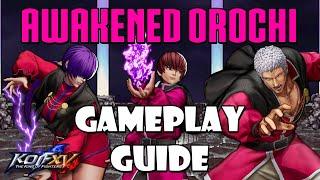 Team Awakened Orochi - Chris, Yashiro & Shermie Gameplay Guide! The King of Fighters XV