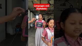 Languages and Alphabets #telugu #hindi #english #sanskrit #vibgyor #tamil #school #marathi 