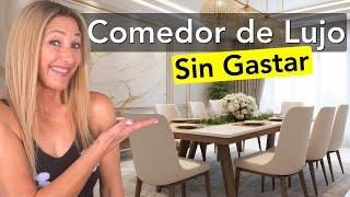 10 ideas GENIALES para renovar tu comedor sin gastar una fortuna