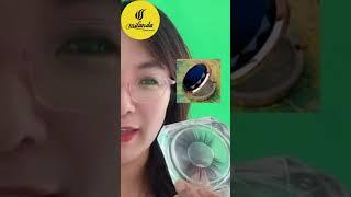 Super Practical! Wholesale Clear Cute Exquisite Round Acrylic Eyelash Box|Diy Eyelash Case Vendors