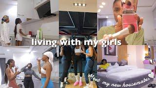 Moving in with my bestfriends in Lagos | apartment tour, gym, work-life balance