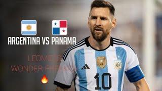 Leo messi vs Panama. All goals and Highlights 2023