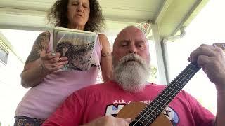 Erika recites her poem 'The Crumbling' while Fred plays Massive Attack's 'Teardrop' on ukulele.