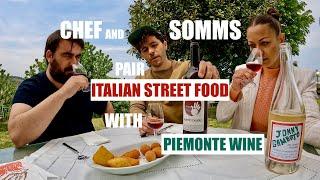 Italian Somms and Chef pair street food with Piemonte wine: a trip to the farmers' market