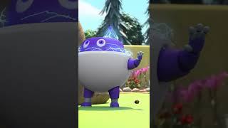 BabyBot Got Hit by Nuts! | ARPO the Robot | #shorts #arpo #robots