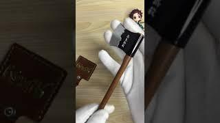 Demon Slayer Anime Peripheral Unboxing Tanjiro Axe Model