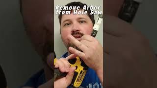 Remove Stuck Arbor bit #shorts #diy