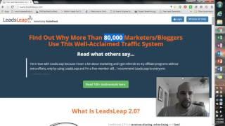 How to Set up a Free Ad using LeadsLeap