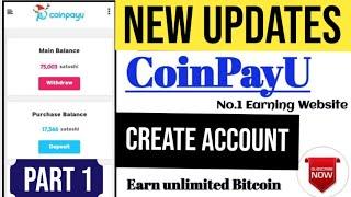 How to create a account in coinpayu |Urdu/ hindi | Unique learning studio