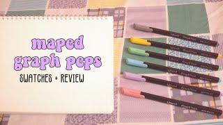 maped graph peps | swatches + review