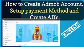 How to create Admob Account in English