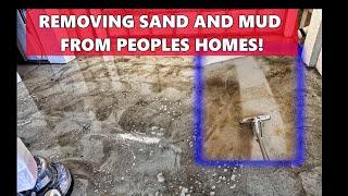 HURRICAN CLEANUP CONTINUES! Cleaning the ocean out of people's homes! Tile and grout cleaning.