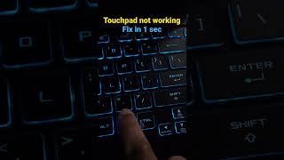 Touchpad Disable problem Fix  #viral #ytshorts #trending #shortsvideo #tech #technical #viralvideo