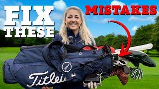 8 In The Golf Bag HUGE MISTAKES Golfers Keep Making | Hannah Holden Golf