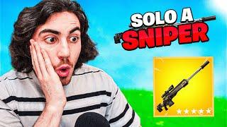 EL DIOS DE LOS SNIPER VUELVE A FORTNITE *GANAMOS UNA PARTIDA SOLO A SNIPER*