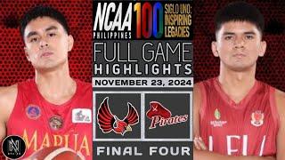 NCAA HIGHLIGHTS | MAPUA CARDINALS VS LPU PIRATES | FINAL 4 | NOVEMBER 23, 2024