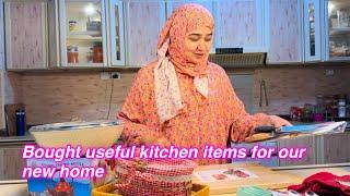 Bought useful kitchen items for our New home || Salma Yaseen vlogs