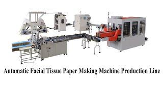 6 lines V fold facial tissue paper making machine production line