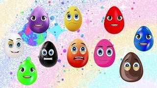 Learn Colors with Fun Fruits & Veggies | Color Song for Kids | Red, Green, Blue, Yellow & More!