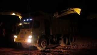 XCMG Off Highway Dump Truck Loading bauxite