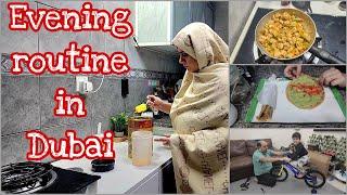 Morning to evening routine | chicken rolls | pakistani mom in dubai vlogs | nazneen vlogs