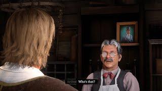 If Arthur comes to Armadillo and sees the portrait of the Strange Man, he will say this