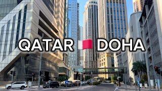 This is DOHA or New York  WEST BAY - Walking Tour