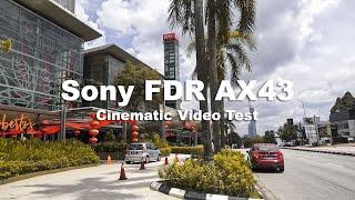 SONY FDR AX43 Cinematic 1080p 50fps Video Test - Bangsar Shopping Centre | BSC