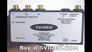 Composite and S-Video to Component Converter 74-111-603