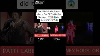 Patti Labelle Vs Whitney Houston Vocal Battle#whitneyhouston #rnb #arethafranklin #aintnoway #riff