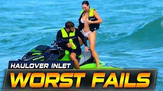 BIGGEST BOAT MISTAKES 2024 AT HAULOVER INLET !! FAILS COMPILATION | BOAT ZONE