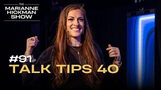 #91 - Talk Tips 40:  How do I make my keynote a memorable one?