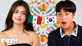 Korean Teens meet Beautiful Mexican Teen Girl For the First Time!