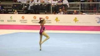 Ekaterina BATURINA RUS, Floor Junior Qualification, European Gymnastics Championships 2012