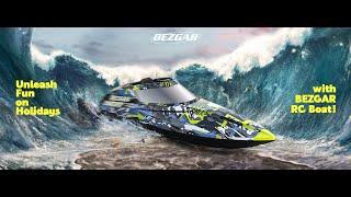 BEZGAR TX123 Remote Control Boats - Fast Speed RC Boat 32+ KPH for Lakes & Pools & Salt Water