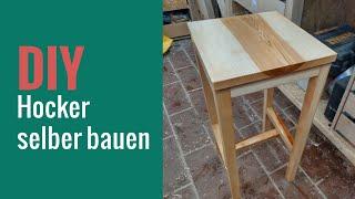 DIY Hocker aus Massivholz!#letsplay #letsbastel #woodwork#craft #woodworking #heimwerken #diy