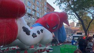 Sneak peak | Macy's Thanksgiving Day Parade floats getting set up before the big day