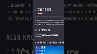 Learn more about #GuLoader in ANY.RUN #Malware Trends Tracker   #shorts #cybersecurity