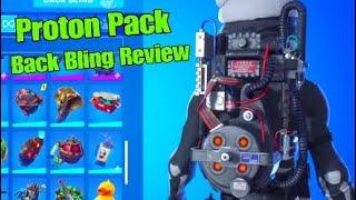 Proton Pack Back Bling Review And Testing - Fortnite