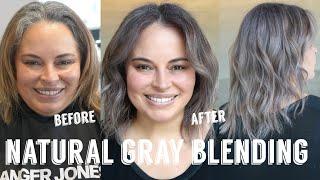 Hair Transformations with Lauryn: Client travels from Florida for my signature Grey Blending Ep.134