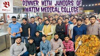 Treat Given By Seniors to Juniors of Watim Medical College in Butt Karahi T-Chowk