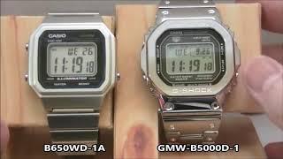 G-SHOCK GMW-B5000D-1 アラーム音の比較