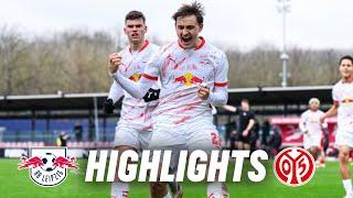 Herrlicher Volley führt zum Sieg! | RB Leipzig - Mainz 05 3:1 | Highlights U 19-DFB-Nachwuchsliga