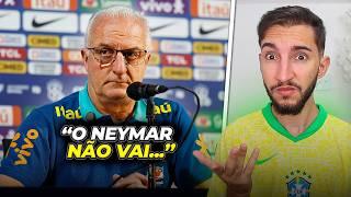 DORIVAL ERROU? Convocação SEM NEYMAR pra Seleção Brasileira!