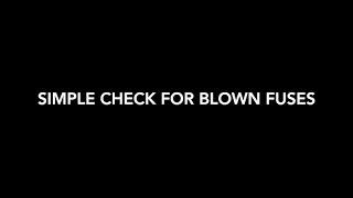 Simple Check For Blown Fuses In Your Car