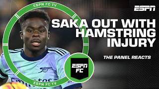 ‘A huge blow for Arsenal’  Reaction to Bukayo Saka being out many weeks due to hamstring | ESPN FC