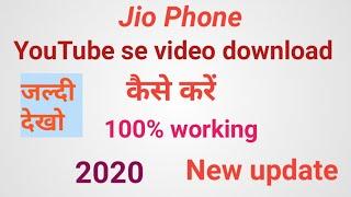 Jio phone me youtube se video kaise download kare//Technical Sonu ji//