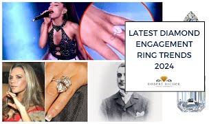 latest diamond engagement ring trends 2024