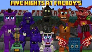 THIS MINECRAFT FNAF MOD GOT A SPOOKY UPDATE! (Fnaf Universe and Fanverse mod Showcase)