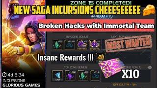 New Saga Incursion Cheese   - Broken Hacks with Immortal Team | Itemless 7* R1 - R2 Insane Rewards